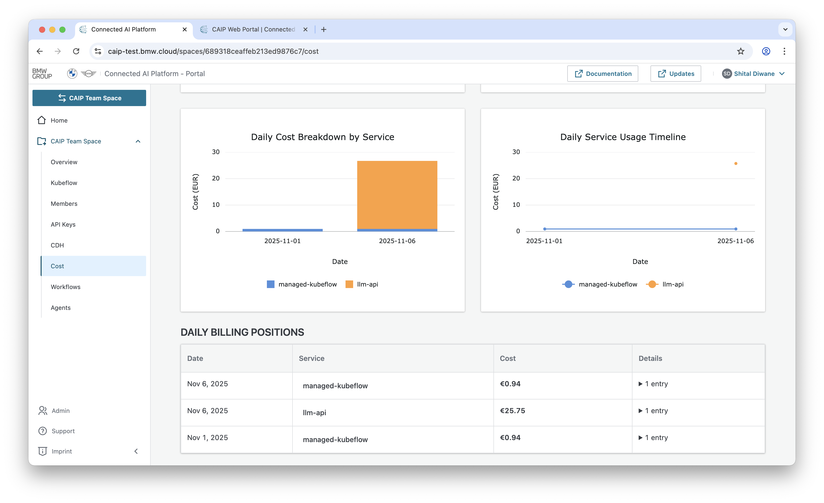 Cost View