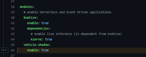 Enable Vehicle Shadow in product.yaml
