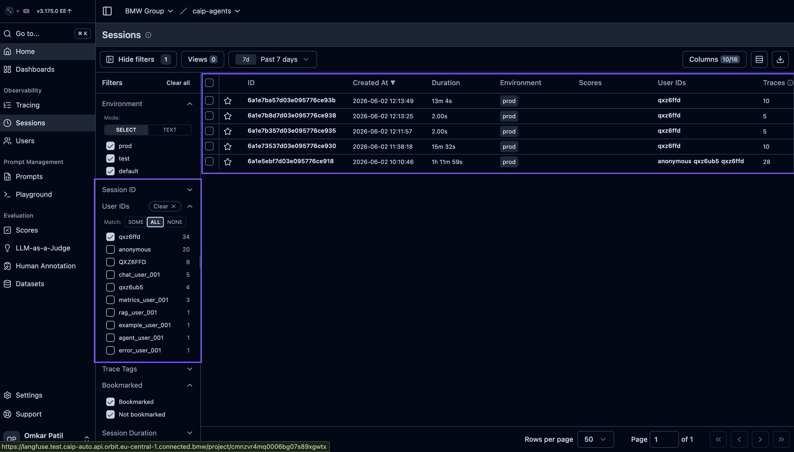 Session Overview