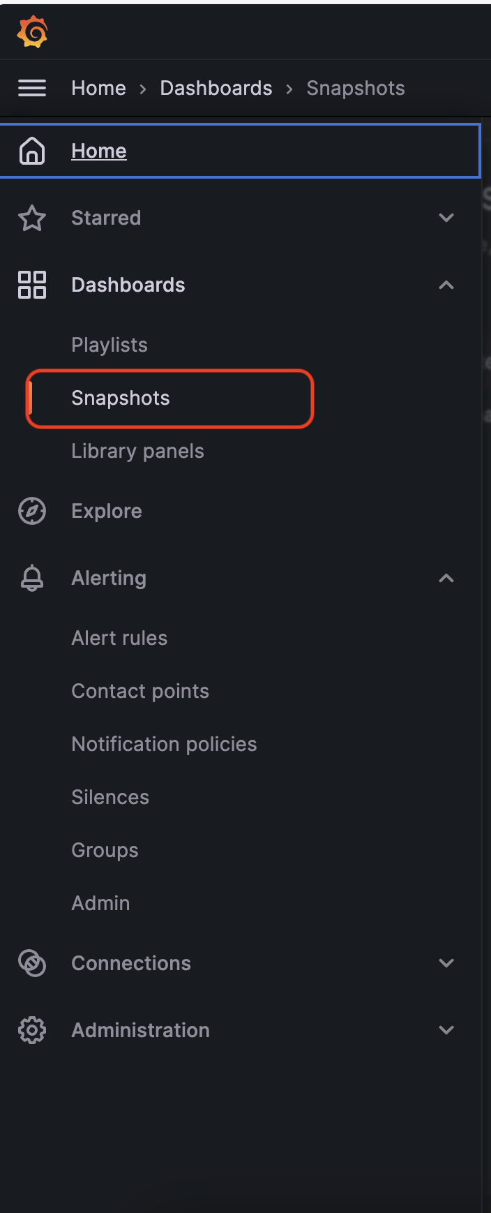 Manage Snapshots
