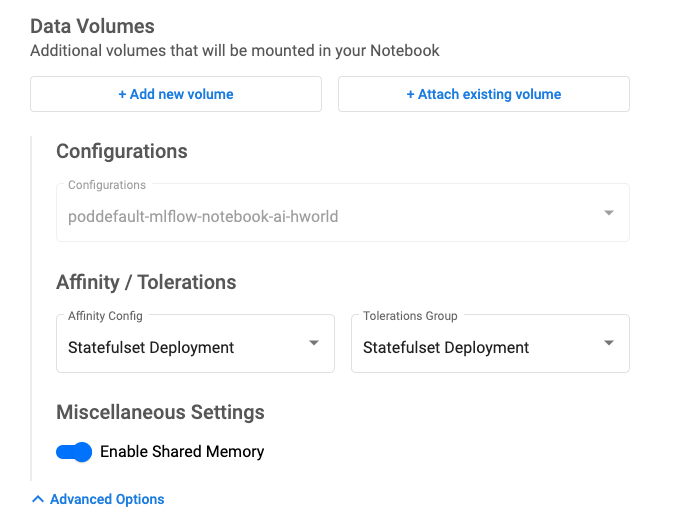 MLflow Notebook Configuration