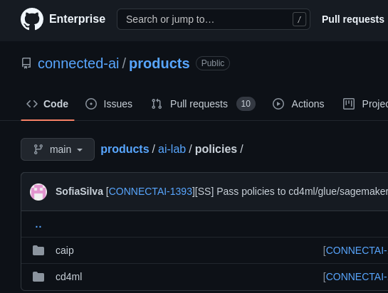 Policies folder example
