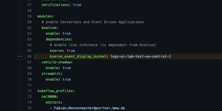 Product YAML Bucket Configuration