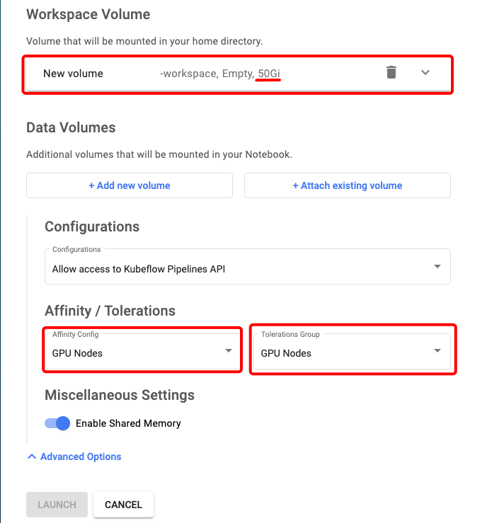 Jupyter GPU Configuration