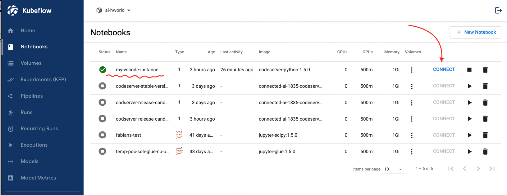VS Code Instance Ready